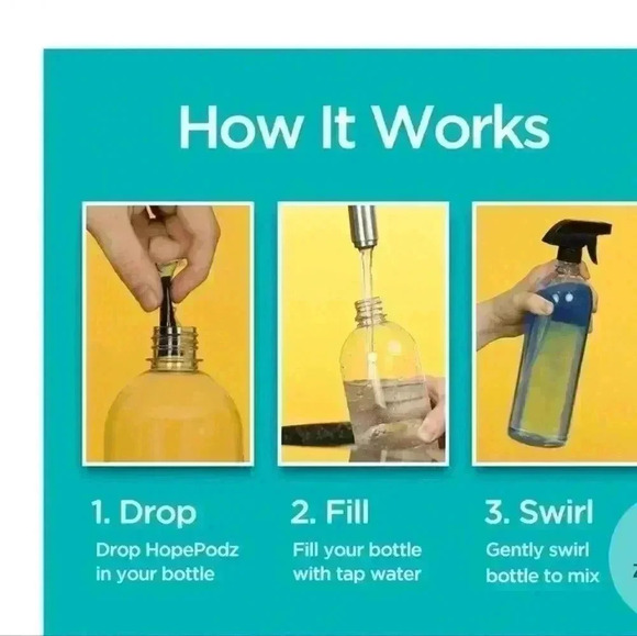 HopePodz All-Surface Liquid Concentrate (3 Podz and 3 HopeTowelz) - Picture 5 of 6